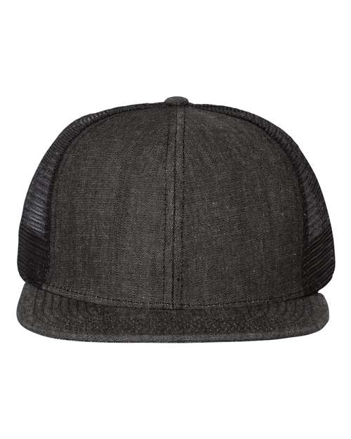 Mega Cap - Flat Bill Six-Panel Trucker Cap - 6997B