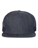 Mega Cap - Flat Bill Trucker Cap - 6997C