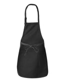 Q-Tees - Full-Length Apron with Pockets - Q4350