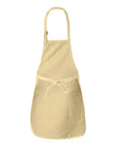 Q-Tees - Full-Length Apron with Pockets - Q4350