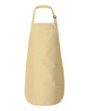 Q-Tees - Full-Length Apron with Pockets - Q4350