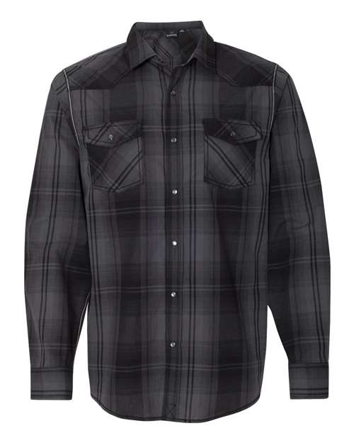 Burnside - Long Sleeve Western Shirt - 8206