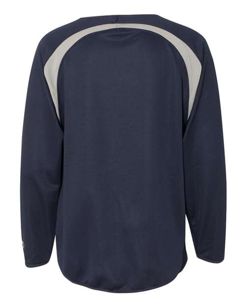 Rawlings - Flatback Mesh Fleece Long Sleeve Pullover - 9705