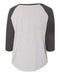 LAT - Curvy Collection Women's Baseball Three-Quarter Sleeve Tee - 3830