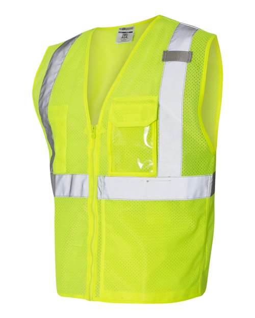 Kishigo - Clear ID Vest with Zipper Closure - 1532-1533