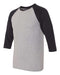 JERZEES - Triblend Three-Quarter Raglan Baseball T-Shirt - 601RR