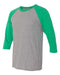 JERZEES - Triblend Three-Quarter Raglan Baseball T-Shirt - 601RR