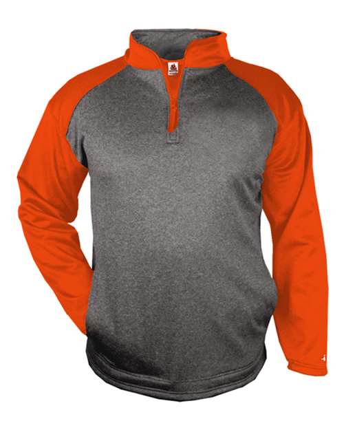 Badger - Sport Pro Heather Performance Fleece Quarter-Zip Pullover - 1484