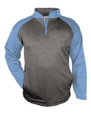 Badger - Sport Pro Heather Performance Fleece Quarter-Zip Pullover - 1484