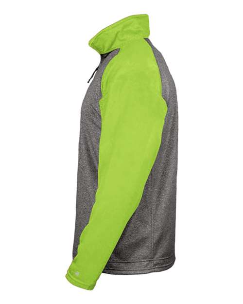 Badger - Sport Pro Heather Performance Fleece Quarter-Zip Pullover - 1484