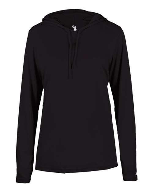 Badger - Women's B-Core Long Sleeve Hooded T-Shirt - 4165