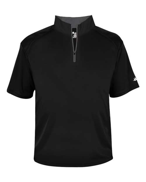 Badger - Youth B-Core Short Sleeve Quarter-Zip Pullover - 2199