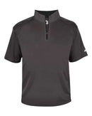 Badger - Youth B-Core Short Sleeve Quarter-Zip Pullover - 2199