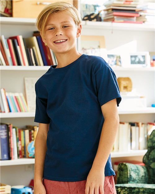 Hanes - ComfortSoft® Youth Short Sleeve T-Shirt - 5480 (More Color)