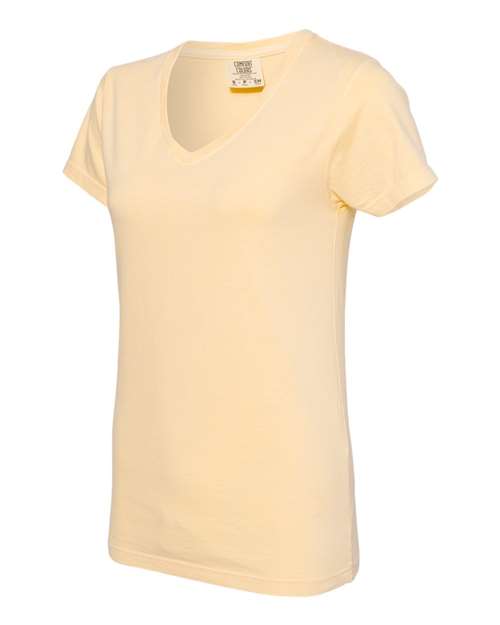 Comfort Colors - Garment-Dyed Women’s Midweight V-Neck T-Shirt - 3199