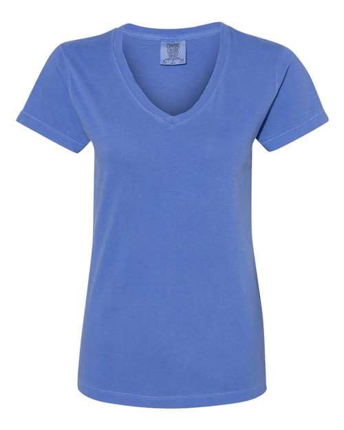 Comfort Colors - Garment-Dyed Women’s Midweight V-Neck T-Shirt - 3199