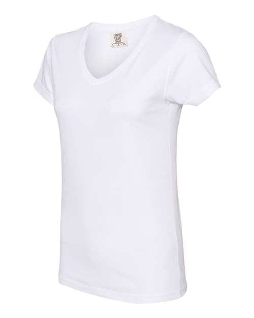 Comfort Colors - Garment-Dyed Women’s Midweight V-Neck T-Shirt - 3199