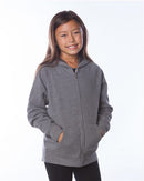 Independent Trading Co. - Youth Lightweight Special Blend Raglan Zip Hood - PRM15YSBZ