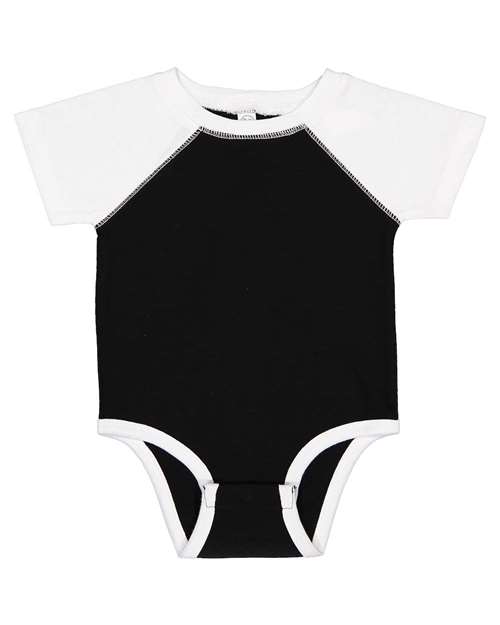 Rabbit Skins - Infant Baseball Fine Jersey Bodysuit - 4430