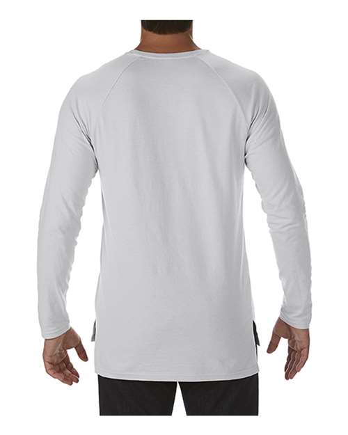 Anvil - Long Sleeve Lightweight Long and Lean Raglan T-Shirt - 5628