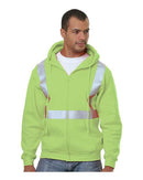 Bayside - USA-Made Hi-Visibility Full-Zip Hooded Fleece - 3790