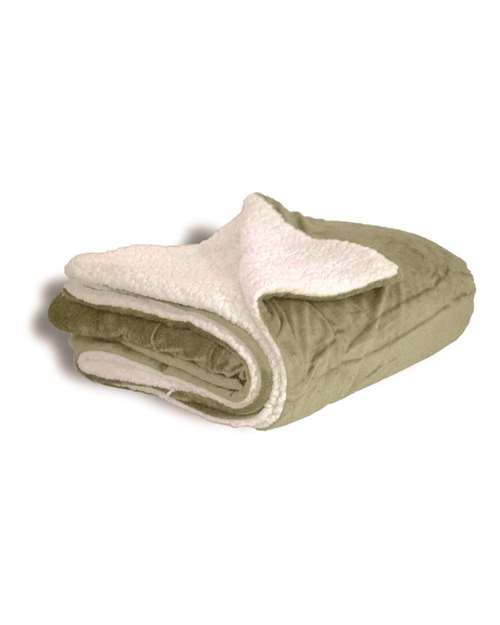 Alpine Fleece - Micro Mink Sherpa Blanket - 8712