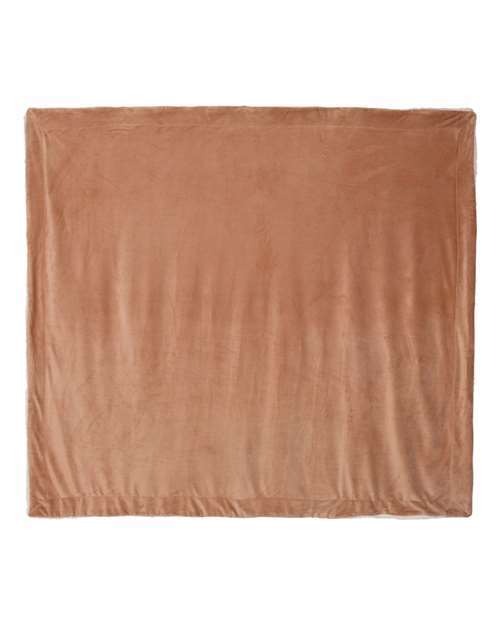 Alpine Fleece - Oversized Mink Sherpa Blanket - 8726