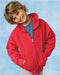 Hanes - ComfortBlend® EcoSmart® Youth Full-Zip Hooded Sweatshirt - P480