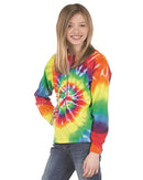 Dyenomite - Youth Spiral Tie Dye Long Sleeve - 24BMS