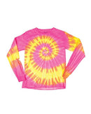 Dyenomite - Youth Wave Tie Dye Long Sleeve - 24BWA