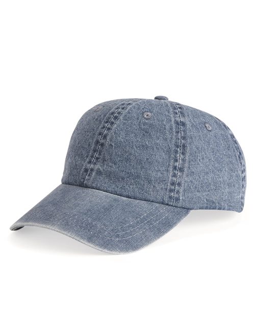 Mega Cap - Washed Denim Cap - 7610