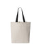 Q-Tees - 11L Canvas Tote with Contrast-Color Handles - Q4400