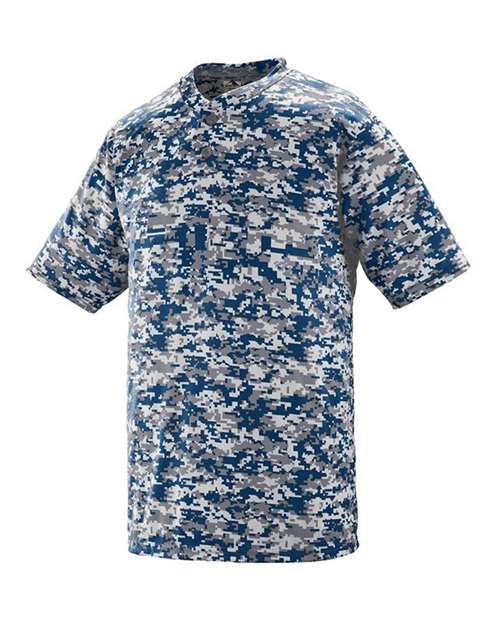 Augusta Sportswear - Youth Digi Camo Wicking Two-Button Jersey - 1556