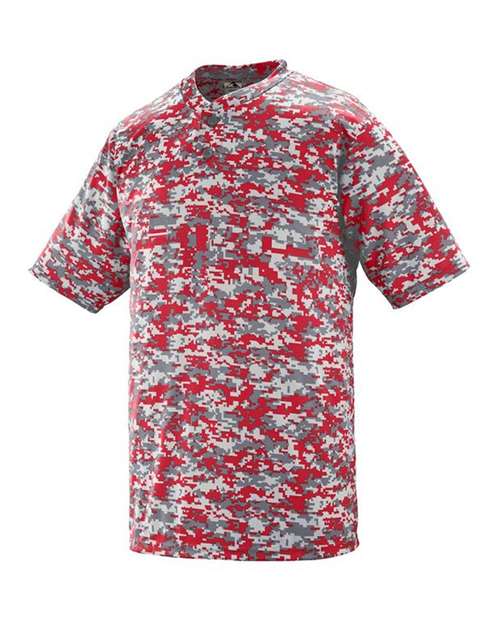 Augusta Sportswear - Youth Digi Camo Wicking Two-Button Jersey - 1556