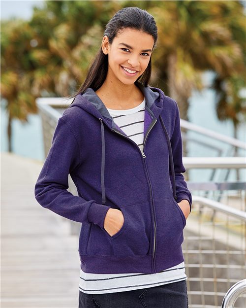 Fruit of the Loom - Women's Sofspun® Full-Zip Hooded Sweatshirt - LSF73R