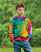 MV Sport - Youth Classic Fleece Tie Dye Hood - 128Y