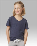 Boxercraft - Girls' Relaxed V-Neck T-Shirt - YT23