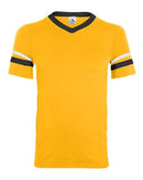 Augusta Sportswear - V-Neck Jersey with Striped Sleeves - 360