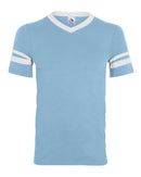 Augusta Sportswear - V-Neck Jersey with Striped Sleeves - 360