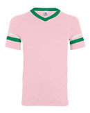 Augusta Sportswear - V-Neck Jersey with Striped Sleeves - 360