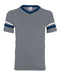 Augusta Sportswear - Youth V-Neck Jersey with Striped Sleeves - 361