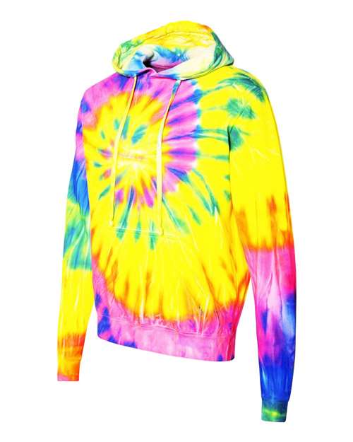 Dyenomite - Multi-Color Spiral Pullover Hooded Sweatshirt - 854MS