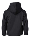 Independent Trading Co. - Youth Water Resistant Hooded Windbreaker Coaches Jacket - EXP15YNB