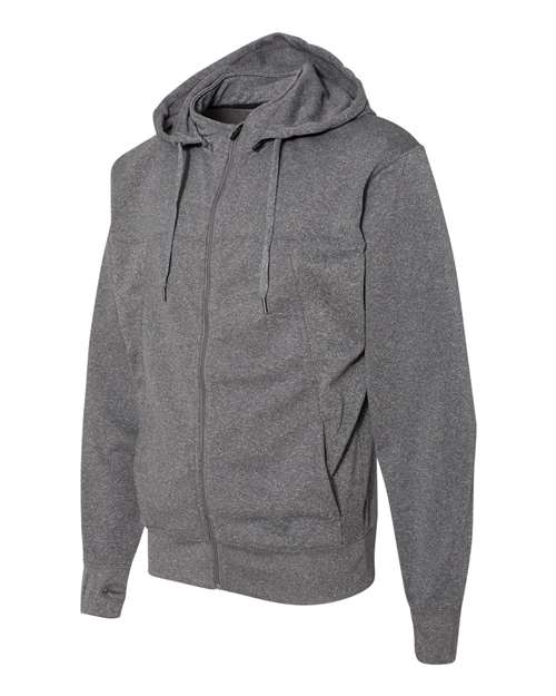 Independent Trading Co. - Poly-Tech Full-Zip Hooded Sweatshirt - EXP80PTZ