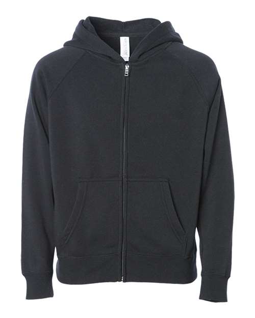 Independent Trading Co. - Youth Lightweight Special Blend Raglan Zip Hood - PRM15YSBZ