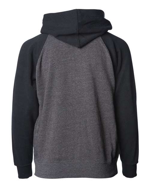 Independent Trading Co. - Youth Lightweight Special Blend Raglan Zip Hood - PRM15YSBZ