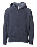 Independent Trading Co. - Youth Lightweight Special Blend Raglan Zip Hood - PRM15YSBZ