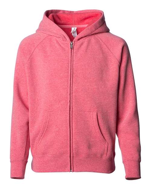 Independent Trading Co. - Youth Lightweight Special Blend Raglan Zip Hood - PRM15YSBZ