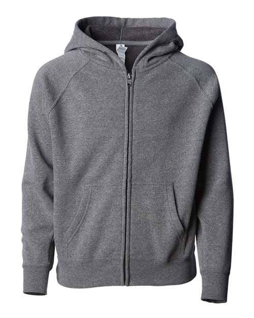 Independent Trading Co. - Youth Lightweight Special Blend Raglan Zip Hood - PRM15YSBZ