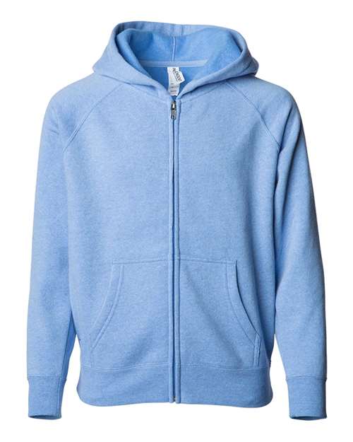 Independent Trading Co. - Toddler Lightweight Special Blend Raglan Zip Hood - PRM10TSBZ